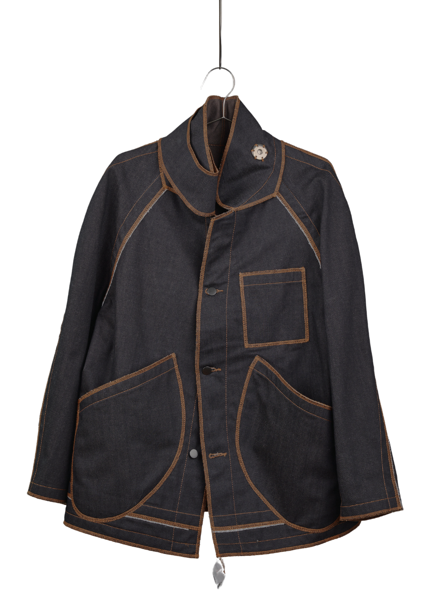 Jan Shell Jacket in Choco Denim