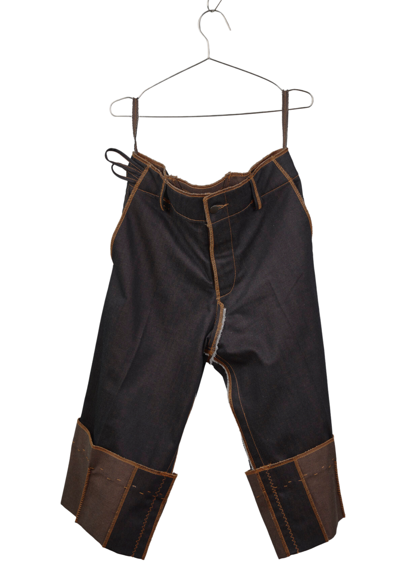 Liya Carpenter Jeans in Choco Denim