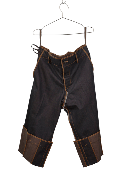 Liya Carpenter Jeans in Choco Denim