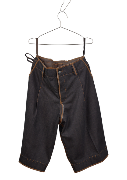 Sakay Shorts in Choco Denim