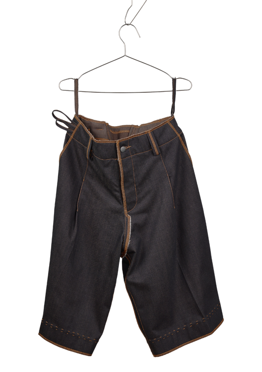 Sakay Shorts in Choco Denim
