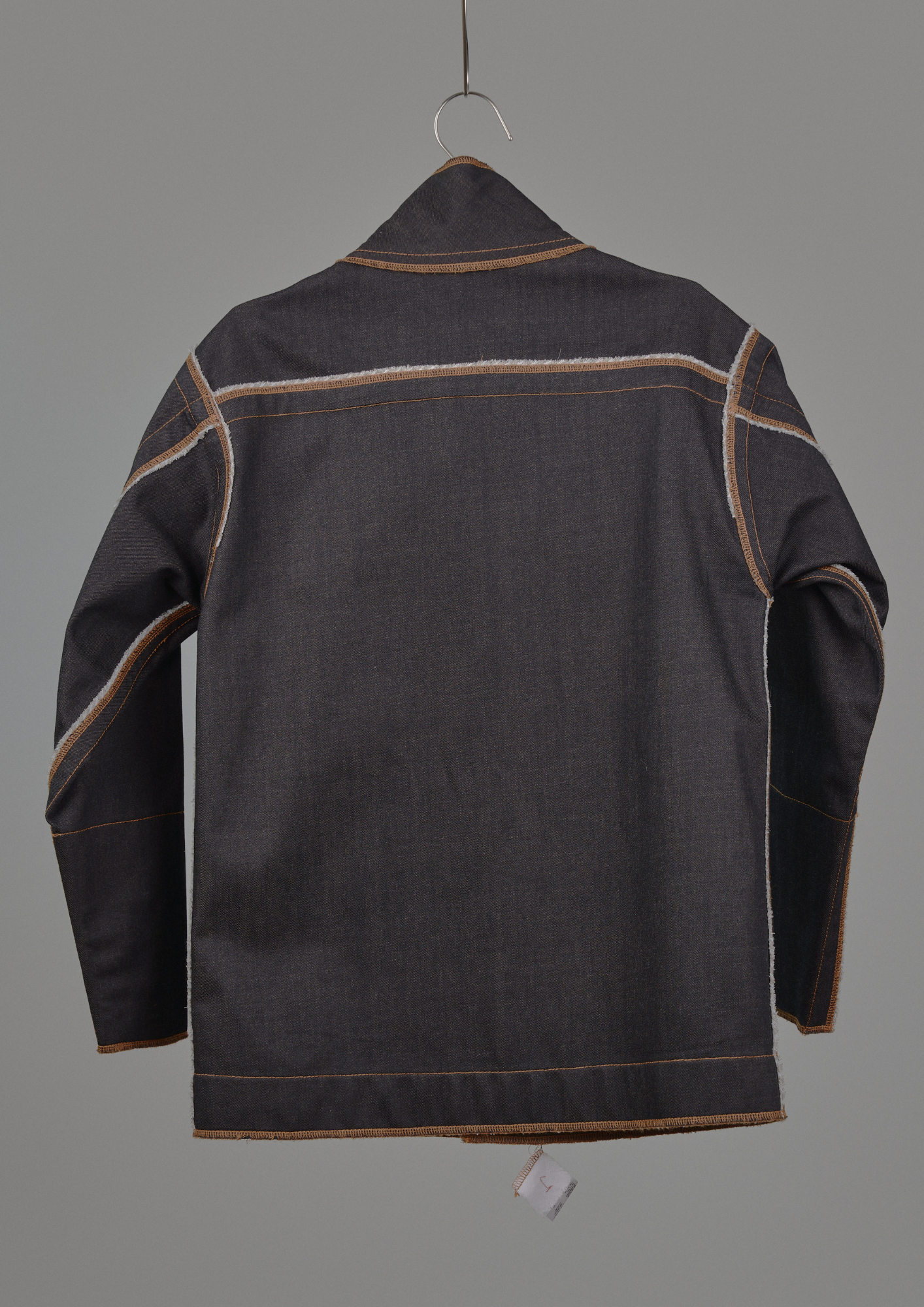 Denis Biker Jacket in Choco Denim