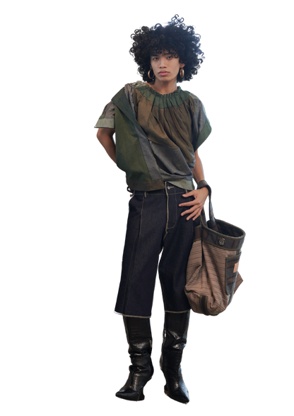 Sakay Shorts in Choco Denim