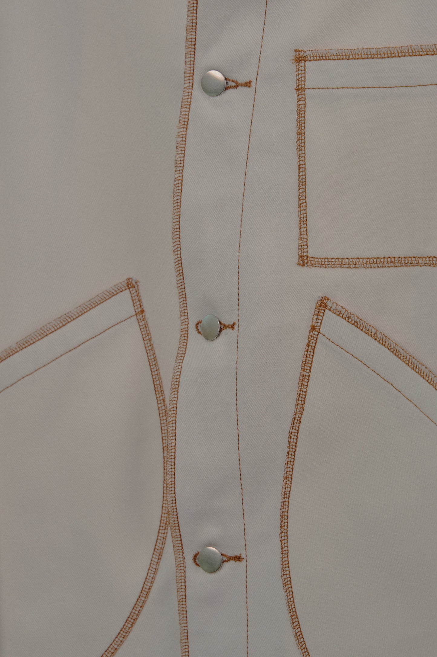 Jan Shell Jacket in Cream Canvas