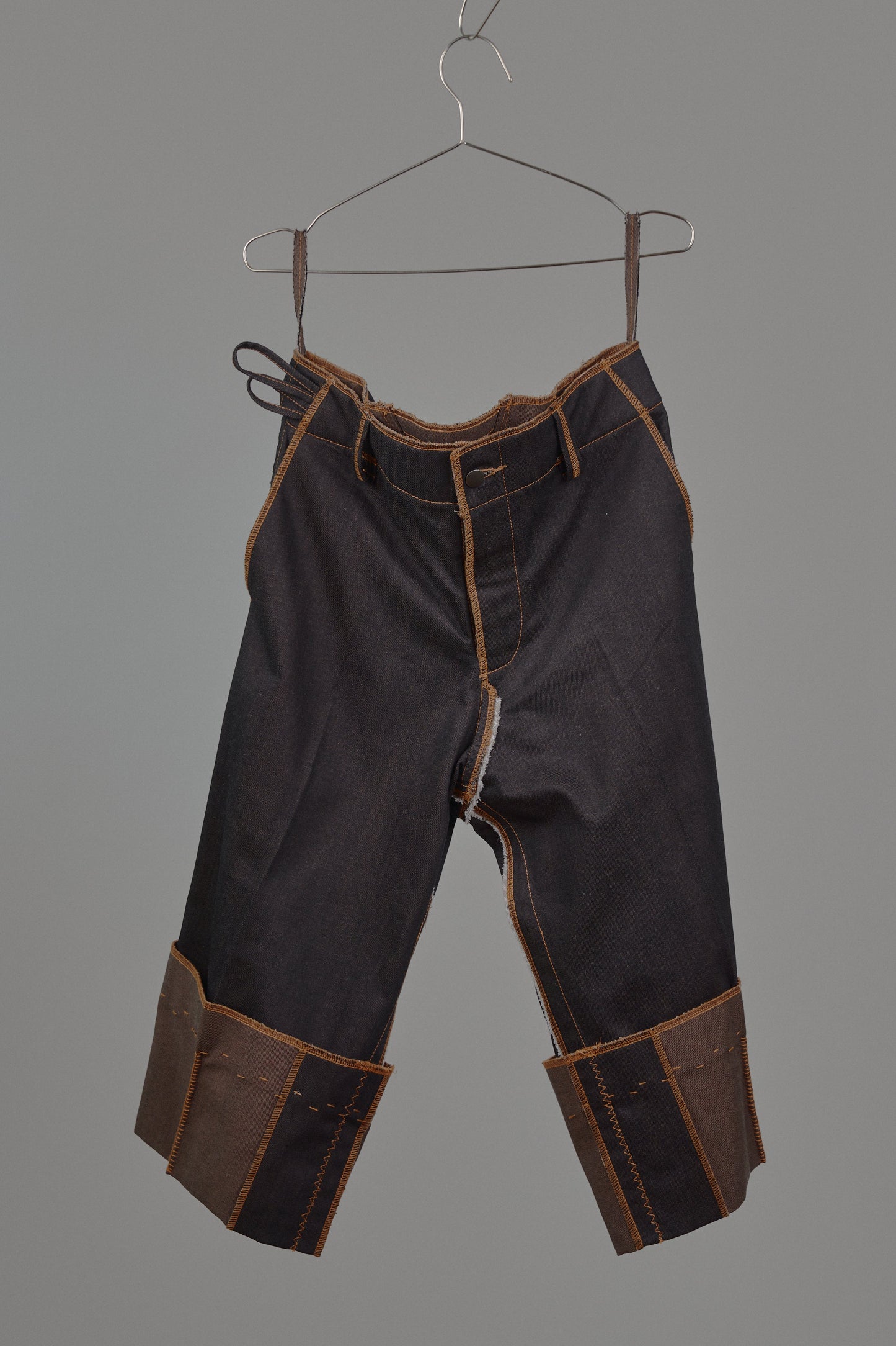 Liya Carpenter Jeans in Choco Denim