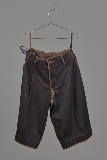 Sakay Shorts in Choco Denim