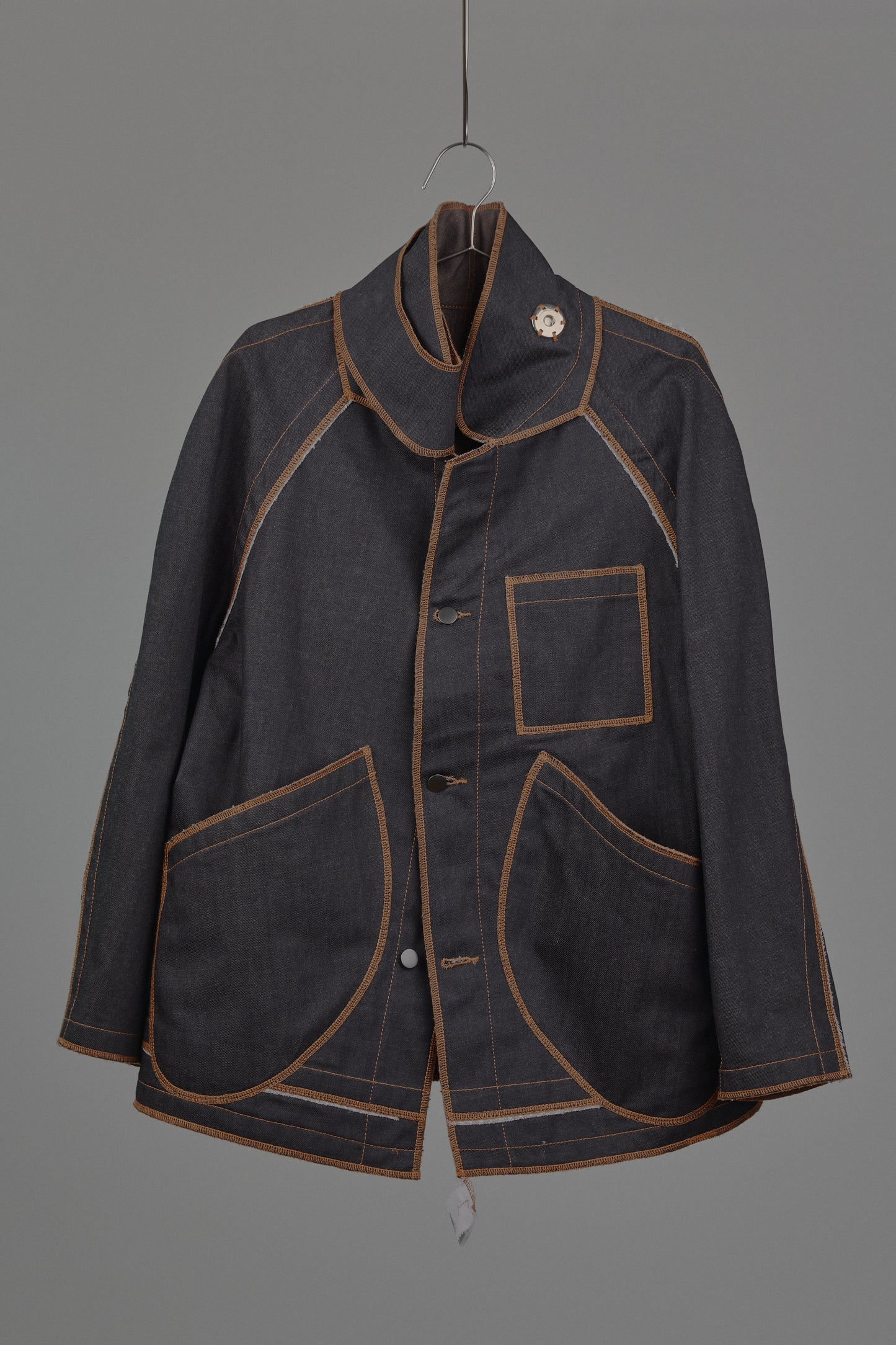 Jan Shell Jacket in Choco Denim