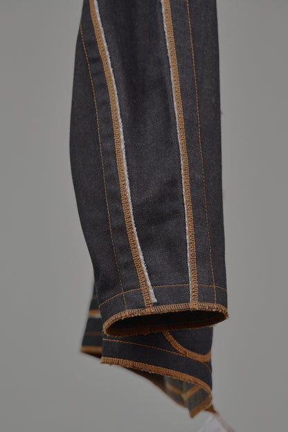 Jan Shell Jacket in Choco Denim