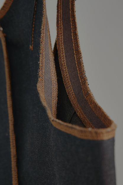 Shamz Top in Choco Denim