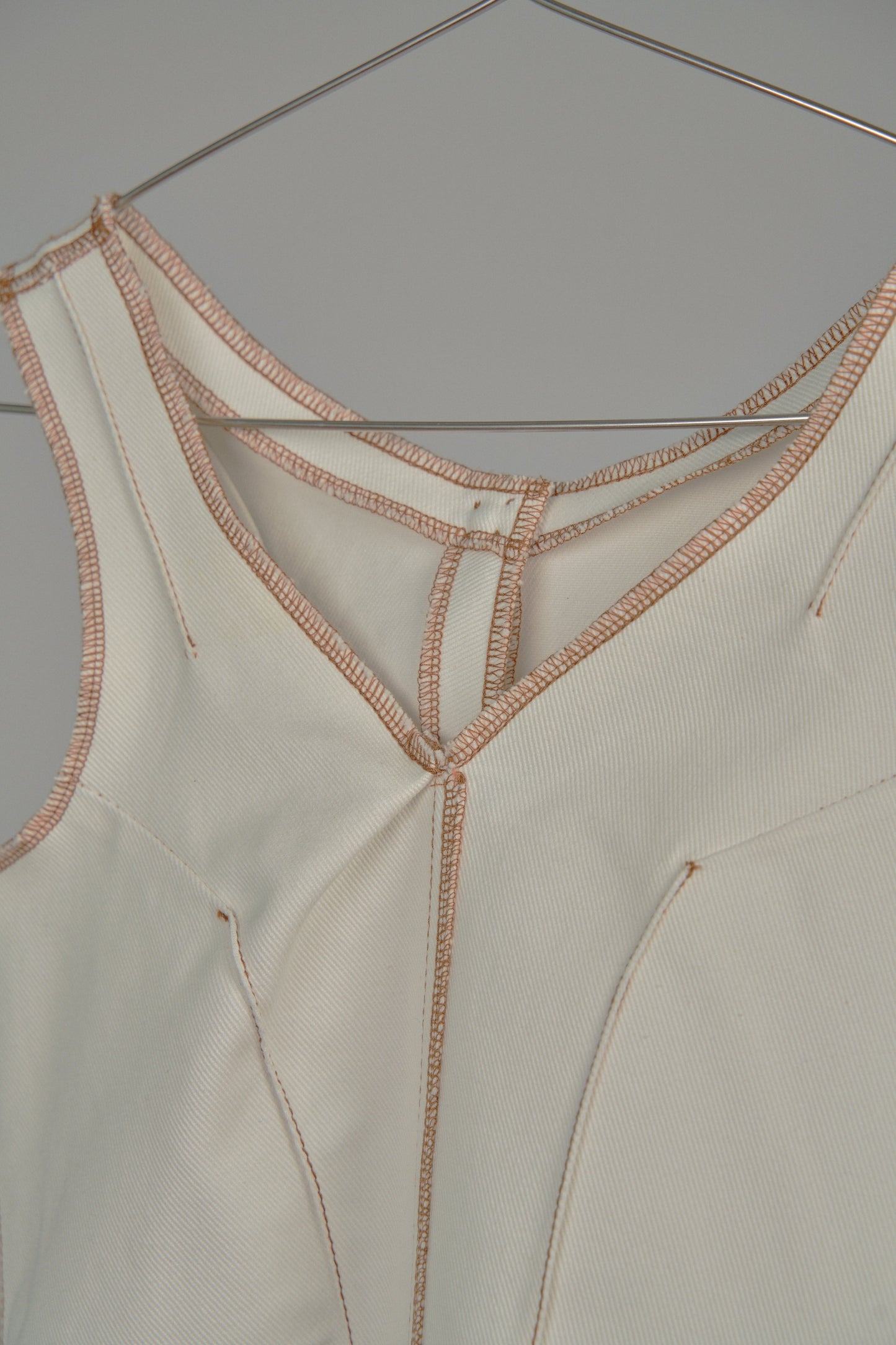 Shamz Top in Cream Canvas