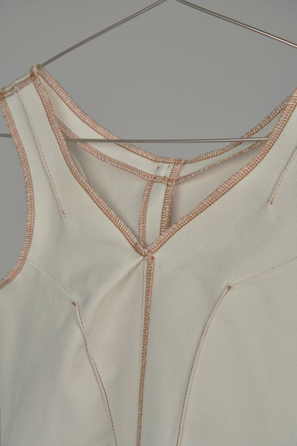 Shamz Top in Cream Canvas