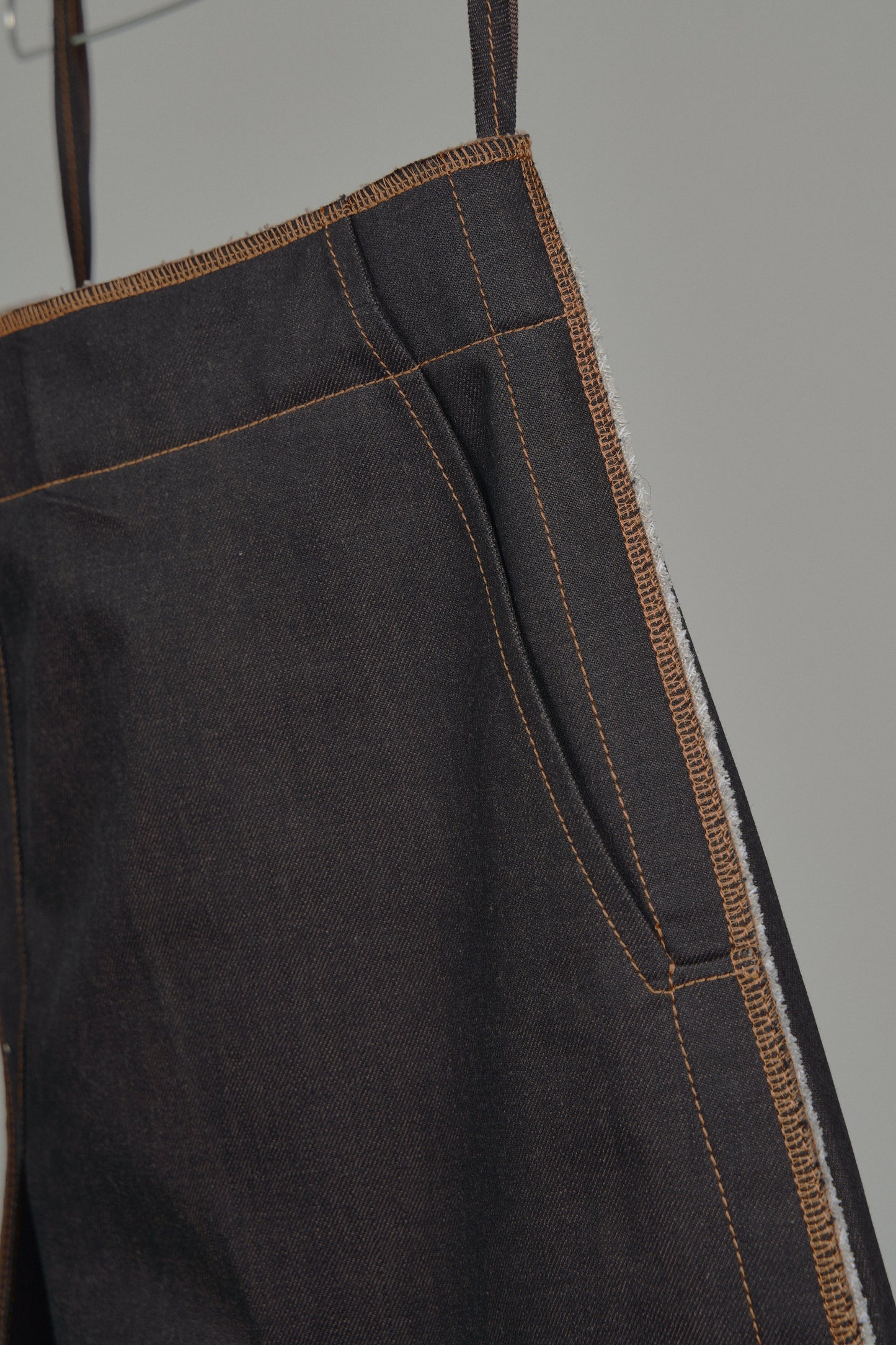Galang Skirt in Choco Denim